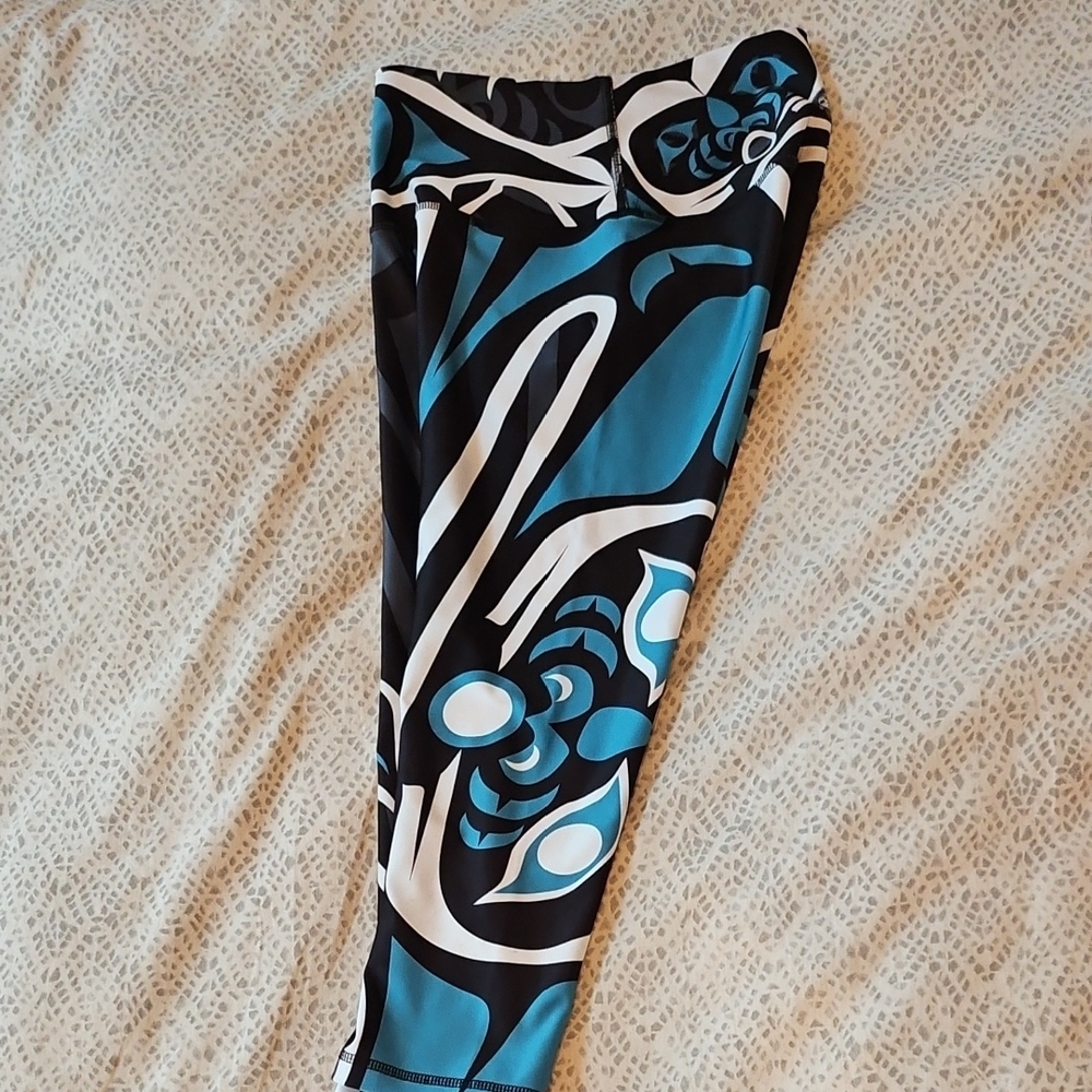 Abstract Patterned Leggings - Picture 5 of 6